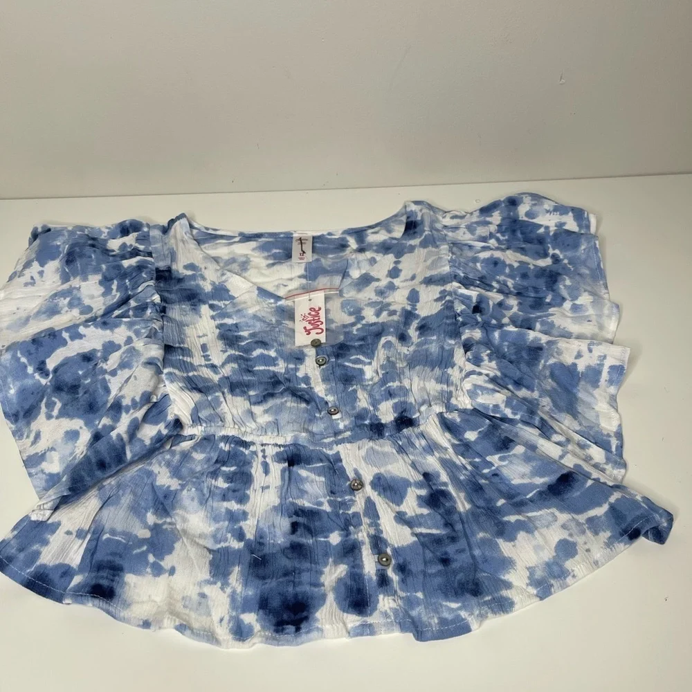 Justice lot of 4 tops size 12